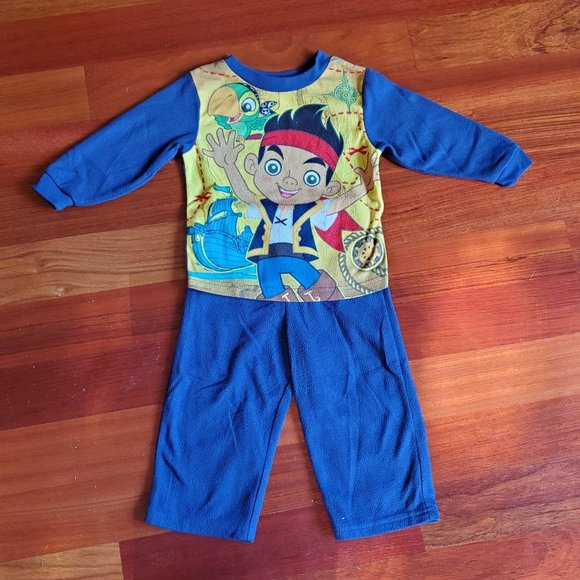 Disney Jake & Neverland Pirates 2-Piece Pajamas 2T - Picture 1 of 6